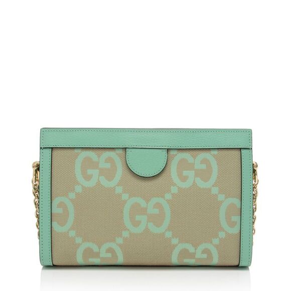 Gucci Jumbo GG Canvas Ophidia Medium Chain Shoulder Bag - Picture 3 of 15